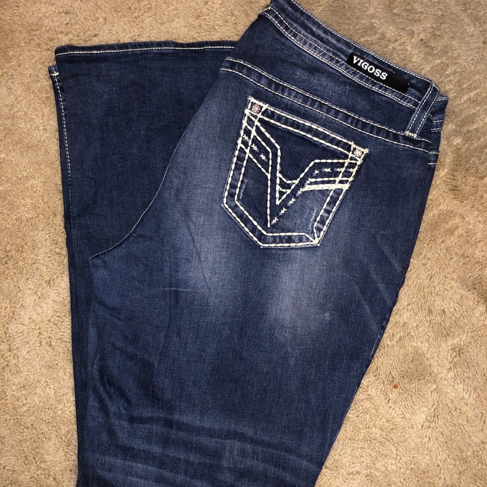 Vigoss Bootcut Classic Fit Jeans Size 16